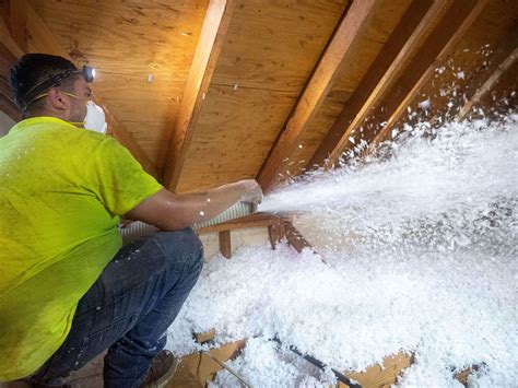 blown insulation around junction boxes in an attic|blown in insulation for attic.